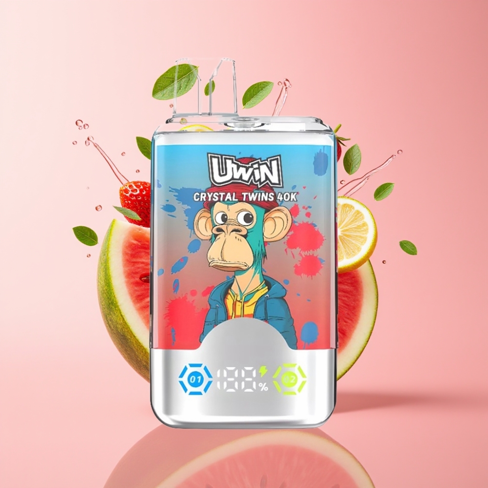 Uwin Crystal Twins 40000 &ndash; Snaga, Okus i Pouzdanost u Jednom Premium Uređaju